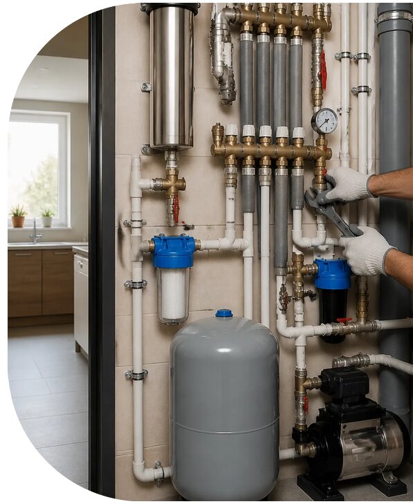Водоснабжение частного дома под ключ в Урае от 156315 р. | АПаруса-Урй